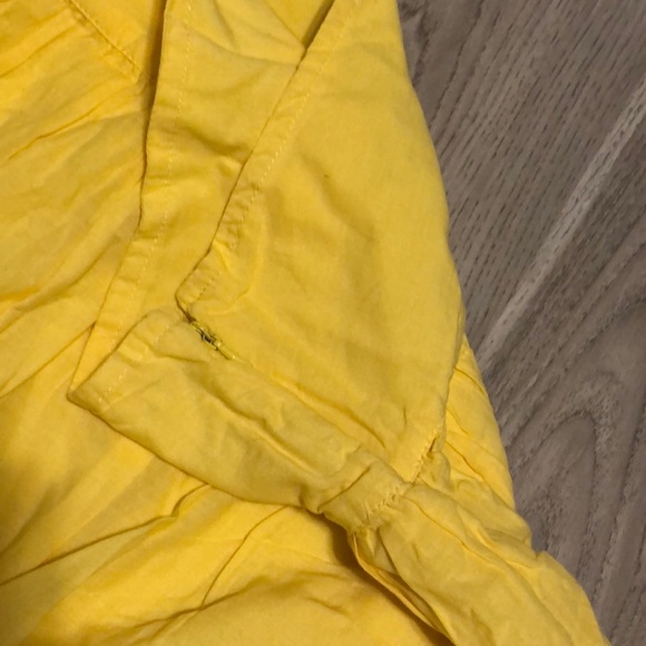 *TWO* skirts. Yellow size 4, black side Small. - Picture 4 of 9